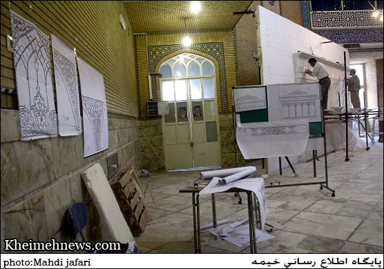 مراحل ساخت ضریح مبارک امام حسین (ع)در قم