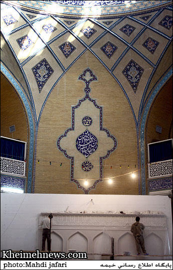 مراحل ساخت ضریح مبارک امام حسین (ع)در قم