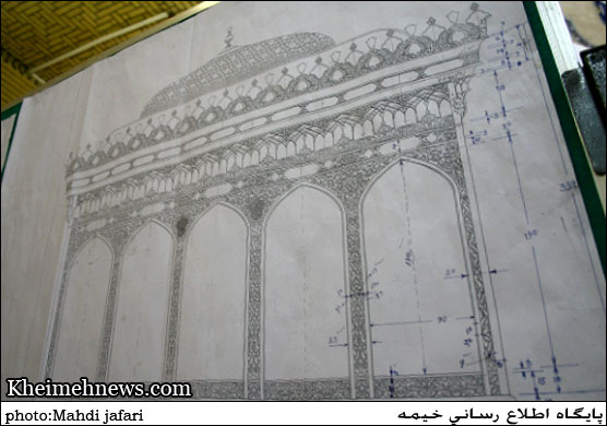 مراحل ساخت ضریح مبارک امام حسین (ع)در قم