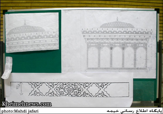 مراحل ساخت ضریح مبارک امام حسین (ع)در قم