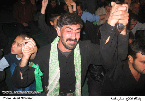 مراسم شب هفتم شهدای شیراز