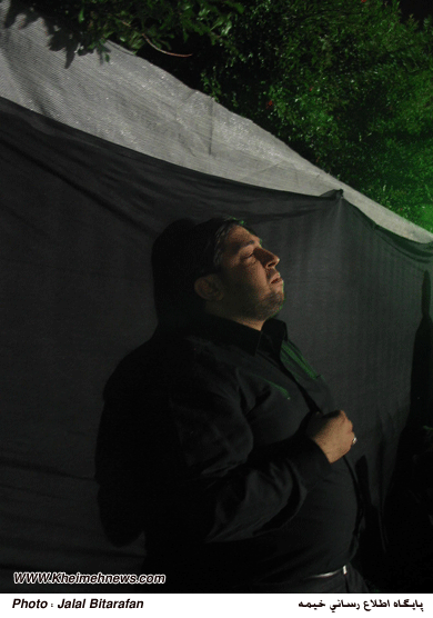 مراسم شب هفتم شهدای شیراز