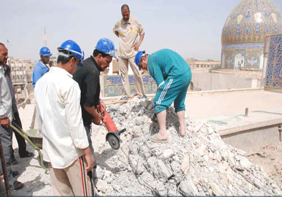 گزارش تصویری بازسازی حرمین عسگریین