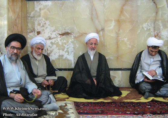 مراسم چهلم شهدای رهپویان وصال شیراز در قم