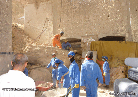 گزارش تصویری بازسازی حرمین عسگریین 2