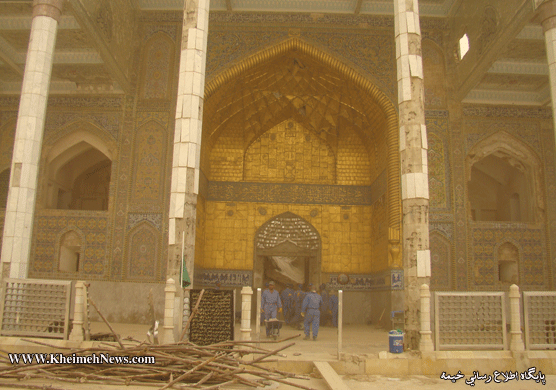 گزارش تصویری بازسازی حرمین عسگریین 2