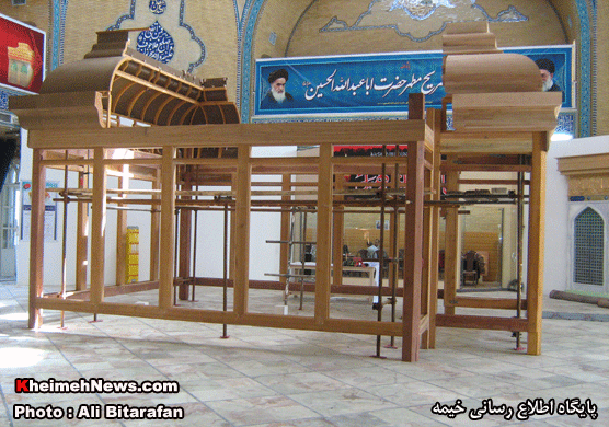 گزارش تصویری مراحل ساخت ضریح امام حسین(ع) در  استان قم