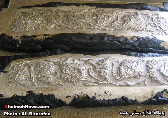 گزارش تصویری مراحل ساخت ضریح امام حسین(ع) در  استان قم