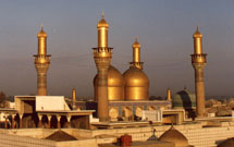 گنبد طلای حرم امام هفتم در كرمانشاه مرمت می‌شود