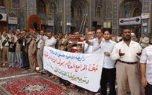 40 نفر از تازه مسلمانان عراق وارد کربلا شدند