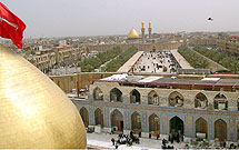 چهارمين محموله سازه‌هاي فلزي دارالشفاي امام سجاد(ع) به كربلا فرستاده شد