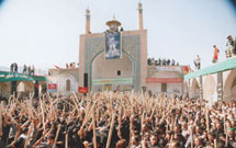 آيين سنتیِ قالیشويان در مشهد اردهال كاشان برگزار شد آيين سنتیِ قالیشويان در مشهد اردهال كاشان برگزار شد