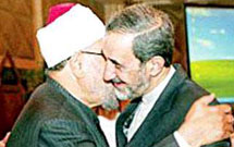 ولايتی با قرضاوی ديدار کرد ولايتی با قرضاوی ديدار کرد