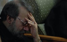 حضور رئيس مجلس در مراسم عزاداري بيوت مراجع تقليد