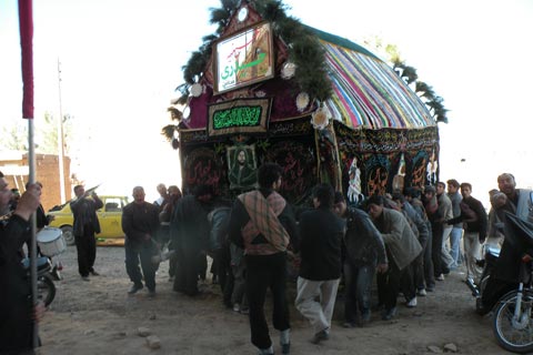 حاشيه‌اي بر آيين نخل گرداني روستاي فدافن