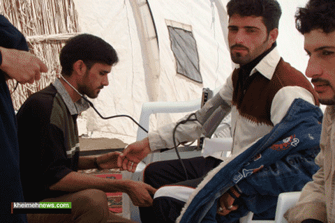 حضور خیمه های سلامت در مسیر زائران کربلا