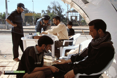 حضور خیمه های سلامت در مسیر زائران کربلا