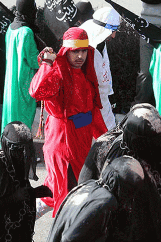 حرکت نمادین کاروان اسرای اهل بیت(س)