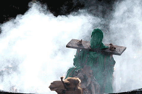 حرکت نمادین کاروان اسرای اهل بیت(س)