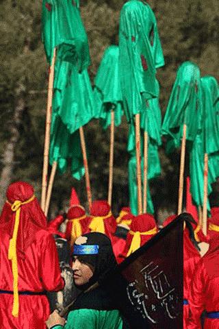 حرکت نمادین کاروان اسرای اهل بیت(س)