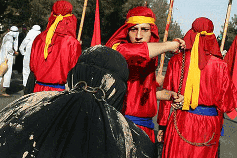 حرکت نمادین کاروان اسرای اهل بیت(س)