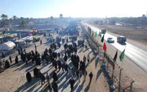 نورپردازی جاده کربلا - نجف