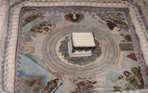 فرش نفيس «در کعبه» در سعدآباد رونمايي شد