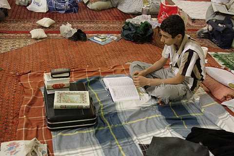 پایان مراسم معنوی اعتکاف در مسجد مقدس جمکران