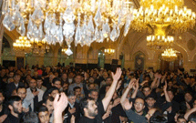 آيين شب قدر و ضربت خوردن حضرت علي(ع) در سوريه برگزار شد