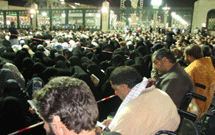 برگزاری اولین دعای کمیل در مدینه برگزاری اولین دعای کمیل در مدینه