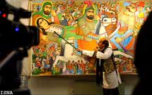 نقاشي‌ها و پرده‌های عاشورايی در گالری برگ رونمايی شد
