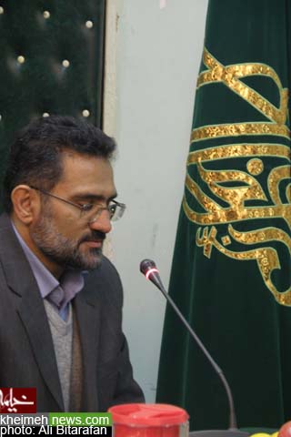 حضور وزیر فرهنگ و ارشاد اسلامی در مسجد مقدس