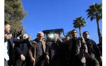 مراسم تشييع عليرضا مهريار، پيرغلام اهل بيت(ع) در شيراز برگزار شد