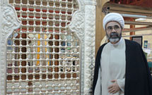 بازدید استاندار قم از كارگاه ساخت ضريح بارگاه امام حسين(ع)