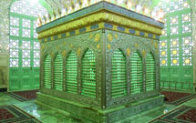 ضريح جديد امامزاده موسي‌مبرقع(ع) پرده‌برداري شد