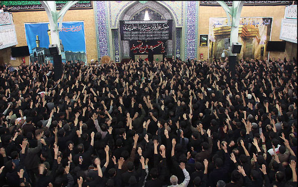 مراسم عزاداری دهه دوم فاطمیه در حوزه علمیه تهران برگزار می‌شود