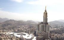 بزرگترين ساعت جهان در مکه مکرمه