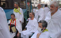 ورود كاروان ۲۳۰ نفره جانبازان به مدينه منوره