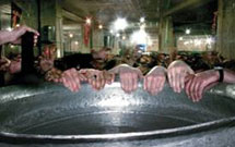 برگزاری مراسم طشت گذاری