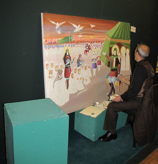 خیمه ها و نجواها : اجتماع آیینی اصحاب فرهنگ و هنر