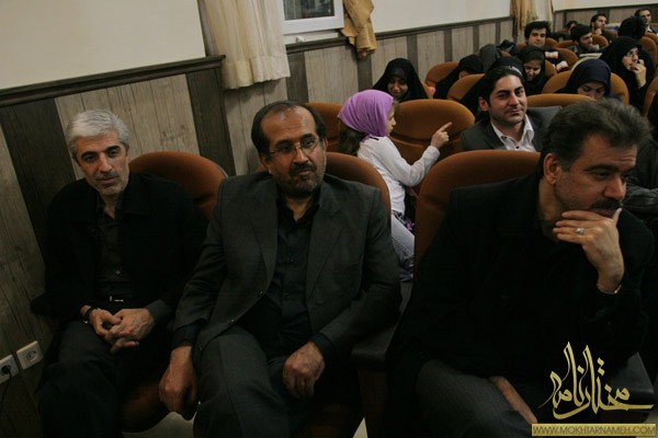 صادق پهلوان زاده (قائم مقام سیمافیلم) ، حسن اسلامی مهر (رئیس سیمافیلم) ، مسعود نقاش زاده (مشاور رئیس سیمافیلم)