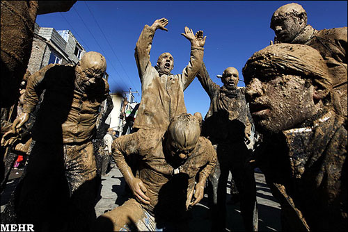 مراسم عزاداری عاشورای حسینی در بیجار