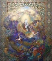 نگارگری معراج پیامبر (ص) در برج میلاد به نمایش گذاشته می‌شود