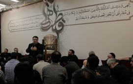 مراسم روضه ماهانه هیئت بیت الرضا برگزار شد