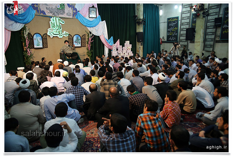 مراسم جشن شام میلاد حضرت زهرا(س) در هیئت ثارالله  قم برگزار شد