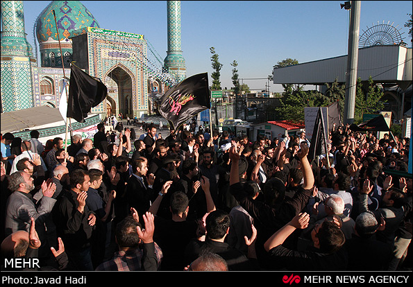 مراسم عزاداری شهادت امام هادی (ع) در تکیه اعظم تجریش برگزار شد