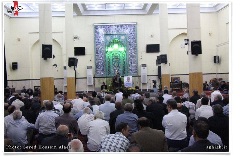 مراسم چهلم حاج مجید چمنی برگزار شد