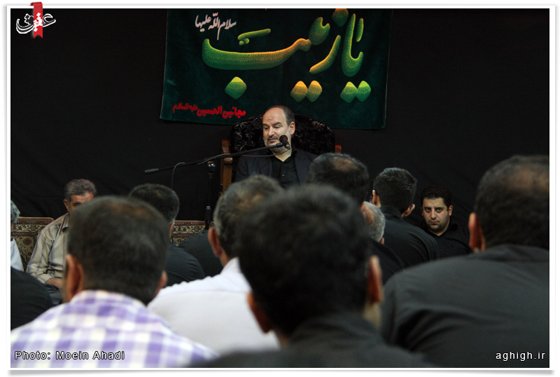 مراسم شهادت حضرت زینب در هیئت مجانین الحسین برگزار شد