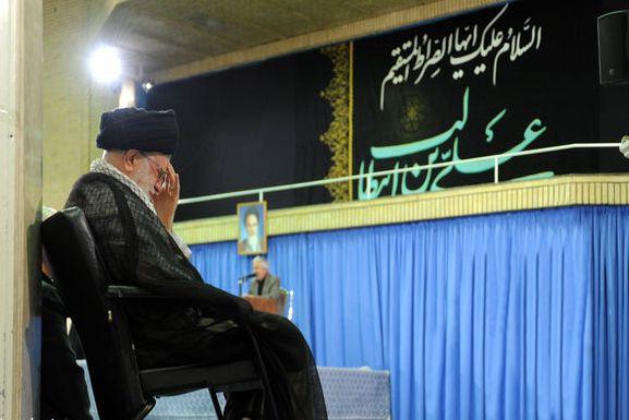 مداحی حاج ماشاالله عابدی در حضور رهبر انقلاب، رمضان 93