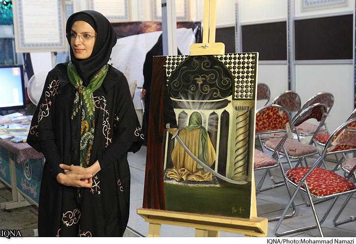 تابلوی «محراب امام علی(ع)» رونمایی شد